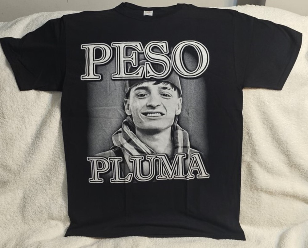 PESO PLUMA MEXICO MEXICAN SINGER MUSIC MUSICIAN CORRIDOS RAP HIP HOP T-SHIRT