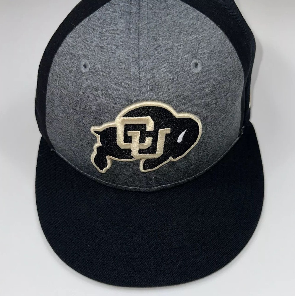 Nike CU Colorado Buffalos True 33312XCO1 Black Gray Strap Back Adult Logo Hat