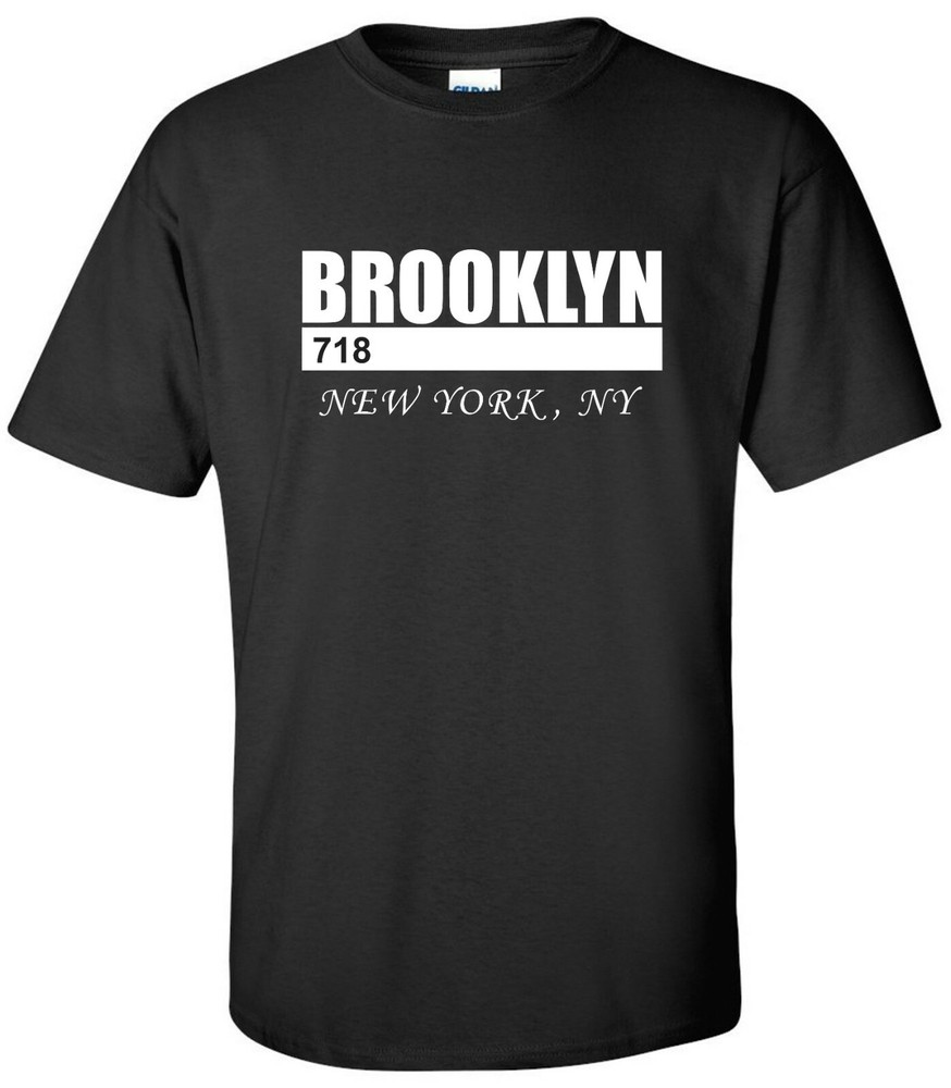 Brooklyn T-Shirt 718 NYC Tees New York City Swag Urban Tee Shirt