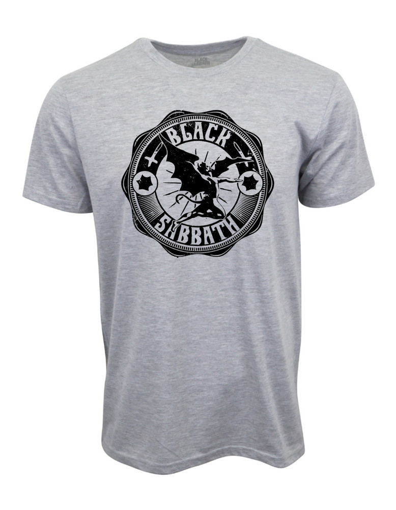 BLACK SABBATH GRAY GRAPHIC T SHIRT