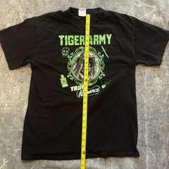 Vintage Y2K Early 2000s Tiger Army True Romance Band T-Shirt AFI Rancid Med