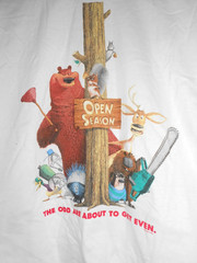 Open Season Movie Premiere Promo 2006 White T-Shirt Size X-Large NEW