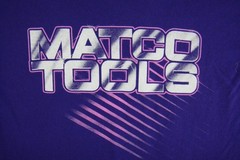 Matco Tools Shirt Mens M Purple Graphic Tee Double Sided Gildan Cotton