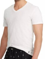 3-PK RALPH LAUREN POLO SIZES S M L XL XXL GRAY V NECK COTTON T SHIRT UNDERSHIRT