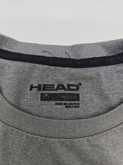 Head Tank Top Men Medium Gray Solid Logo…#35277