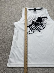 Y2K No Fear Jersey Tank Top Men’s Small Skater Grunge BMX Biker Sexy Angel