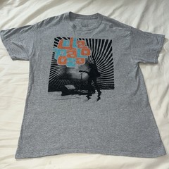 Lollapalooza Graphic T-Shirt Large Gray Concert Festival Tee Fest Large Uni Sex