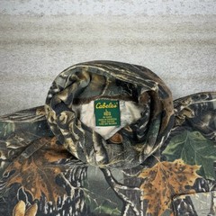 Vintage 90s Seclusion 3D Shirt Mens L Hunting Camo Cotton Long Sleeve Cowl Neck