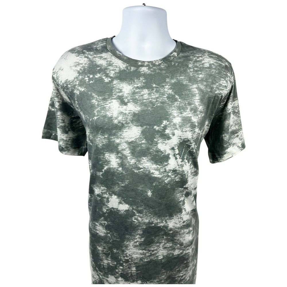 Men’s Alternative Apparel Classic Crewneck Go-To Tee (Gray Tie Dye)- Size Medium