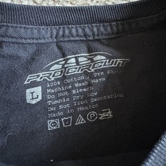 Monster Energy x Pro Circuit T Shirt Black Size Large