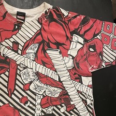 DEADPOOL MAXI-PRINT T-Shirt (L) 2011 – Marvel Comics by Mad Engine RARE