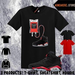 Tee Shirt Matching AJ 6 Infrared Salesman 2026 Match Sneaker Sneakerhead Therapy