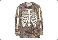 Supreme Hanes Bones Thermal Crew (1 Pack) Size M Woodland Camo