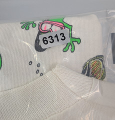 Vintage Lizard Gecko Diving Positions Shirt 90s AOP Jackson Did This (20in)