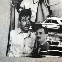 Vintage 90s Andy Griffith Show T-Shirt Mens XL Grey All Over Print 1992 USA Rare