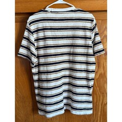 Common People Striped Textured Knit T-Shirt Men’s L