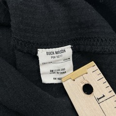 Buck Mason Vintage Thermal Henley Shirt in Black Mens Size XS – 100% Cotton