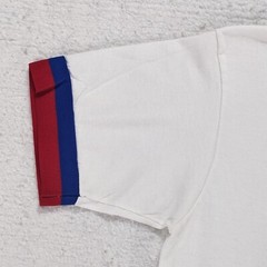 Vtg 80s Cleveland Indians Mountain Dew Jersey Style T-Shirt Medium Single Stitch