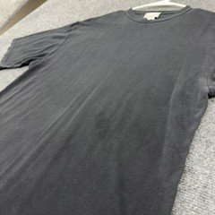 Visitor T-Shirt Mens L Black Silk Short Sleeve Minimalist Luxury Style