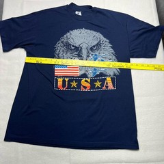 VTG 90’s USA Eagle Fighter Jets Single Stitch T Shirt Size XL Logo7 Graphic Tee