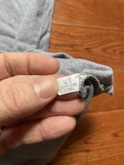 Duluth Trading Co Shirt Mens XL Longtail Pocket Crewneck Gray Cotton Tee