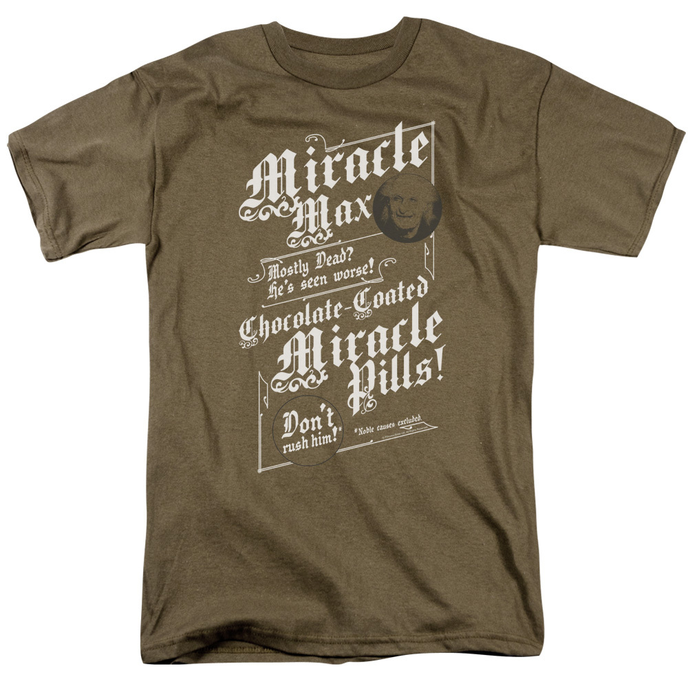 Princess Bride Miracle Max T-Shirt Sizes S-3X NEW