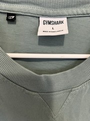 Gymshark Men’s Green Crew Neck Short Sleeve T-Shirt Size L Cotton Jersey