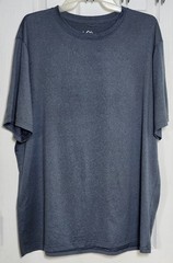 REI Co-op Mens Blue Short Sleeve T-shirt Heathered Outdoor Athleisure Size L