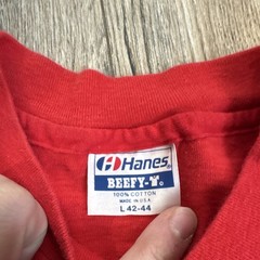 Vintage 1982 Hanes Beefy-T Made in USA Red Graphic Men’s Large