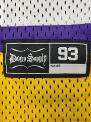 Snoop Dogg Dogg Supply Hockey Jersey Mens Medium Purple Yellow Streetwear Hiphop