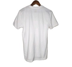 Alfani Stretch Crew Neck Short Sleeve Tee in White Size M