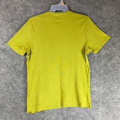 Volcom T-Shirt Large Modern Fit Men’s Short Sleeve Lime Green 100% Cotton