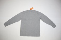 City Lab Classic Waffle Thermal Long Sleeve Heather Gray Shirt Mens XL