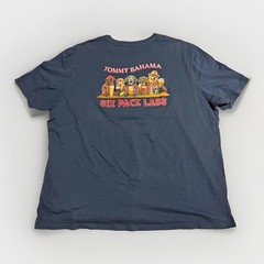Tommy Bahama Six Pack Labs Graphic T-Shirt XXXL Navy Dogs Beer Cotton