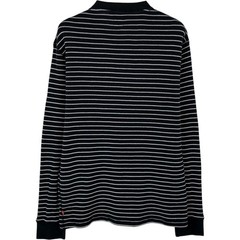 Used Levi’s striped pattern henley neck thermal long-sleeve T-shirt waffle k…