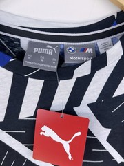 New Puma BMW M Sport Shirt Men All Over Print Abstract Medium Motorsport MMS AOP