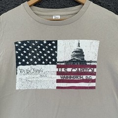 Vintage T-shirts Made in USA Y2K 90s U.S. Capitol Washington Size Large