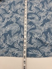 Express T-Shirt Men Small Blue AOP Floral Tee.#41144