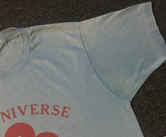Vtg 70s S.S. Universe Sailboat Faded Shirt M Single Stitch USA Nautical Grunge