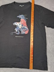UT Uniqlo Studio Chizu Mamoru Hosoda’s Belle T-Shirt Unisex Size Medium Black