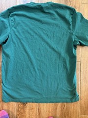 Apple Men’s Green Cotton Jersey Short Sleeve Crew Neck Logo T-Shirt L