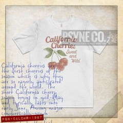 California Cherries Sweet and Wild 1987 Vintage Men’s T-Shirt