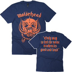 Motorhead T Shirt Official Good And Loud New Blue S M L XL XXL