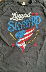 Bay Island Sportswear Lynyrd skynyrd Support Souther Rock Tee Woman’s Sz XL