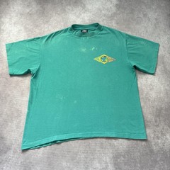 Vintage 90s Gotcha Shirt Mens XL Green Clean Planet Graphic Surf Skate