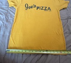 Joe’s Pizza Since 1975 NYC Shirt S Ann Arbor New York Maize Out Alpha Phi UMich