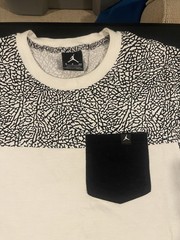 Jordan T-Shirt Size Small Elephant Print Cement Tee Nike Jordan Retro 1 3 6 11