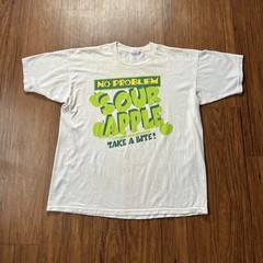 Vintage 90s Schnapps T-shirt XL Graphic Wild Grape Green Apple Imitation Liqueur
