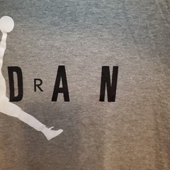 Air Jordan Mens XL Gray Wordmark Jumpman T-shirt Short Sleeve Tee 363277-02K
