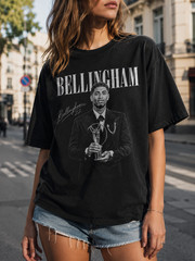 Jude Bellingham Vintage Bootleg Shirt, Retro England Soccer Tee